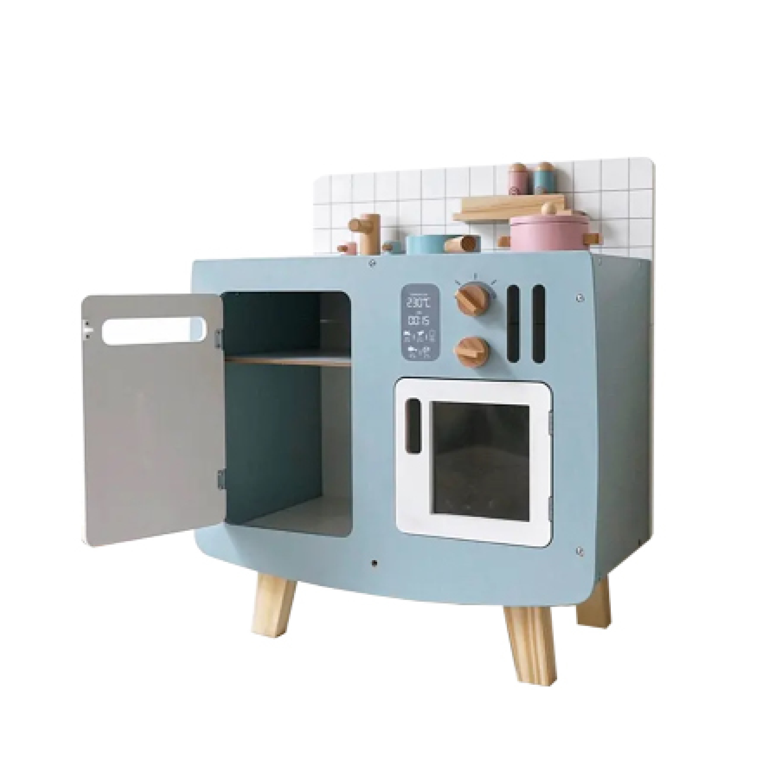 Modrá retro dětská kuchyňka Emma